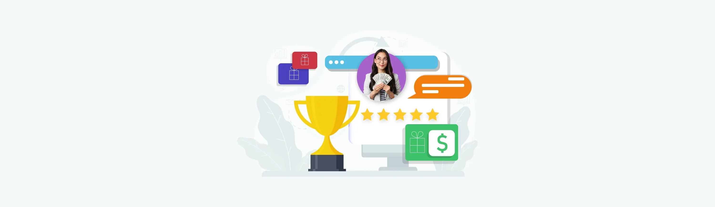 Image of an effective employee incentive program used to increase employee engagement.