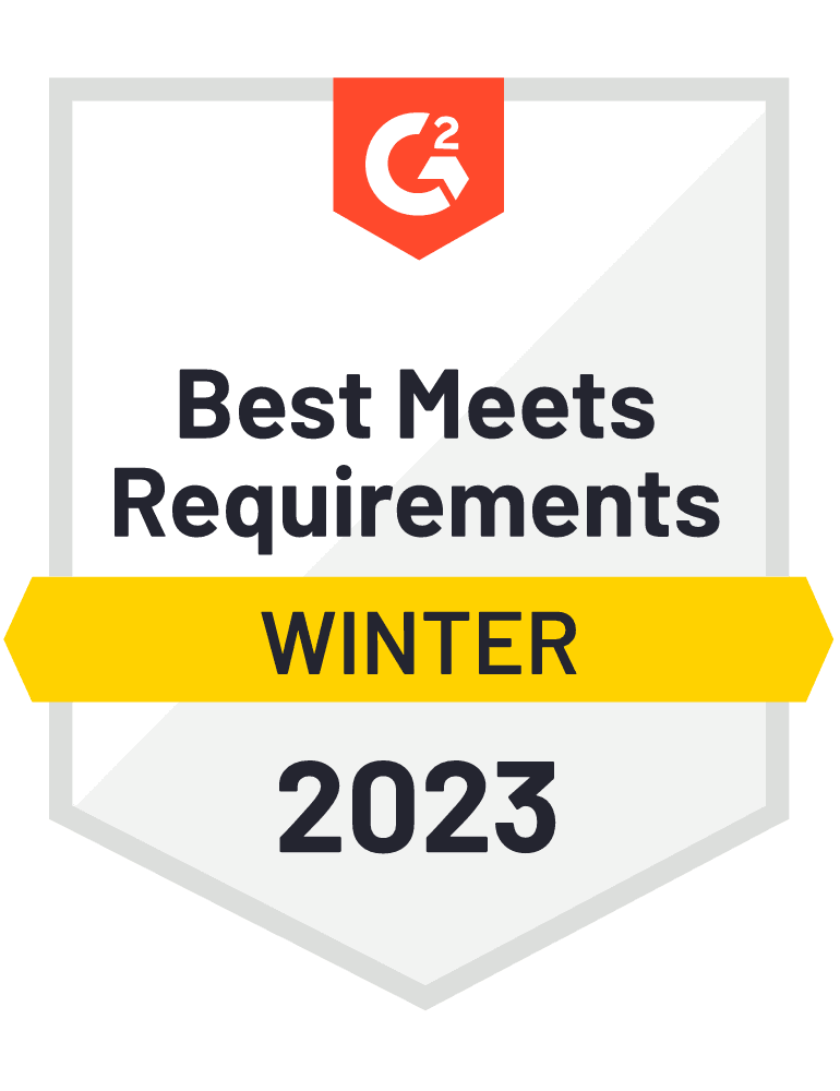 Best Meet Requirements Winter 2023 Badge