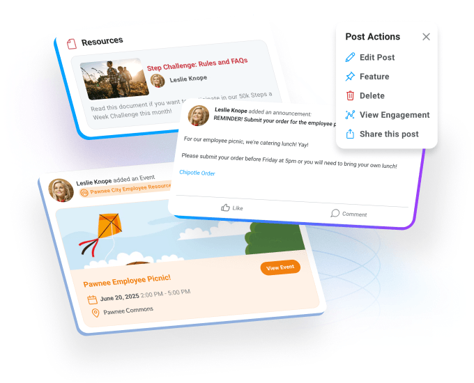 Simplify and streamline internal comms.