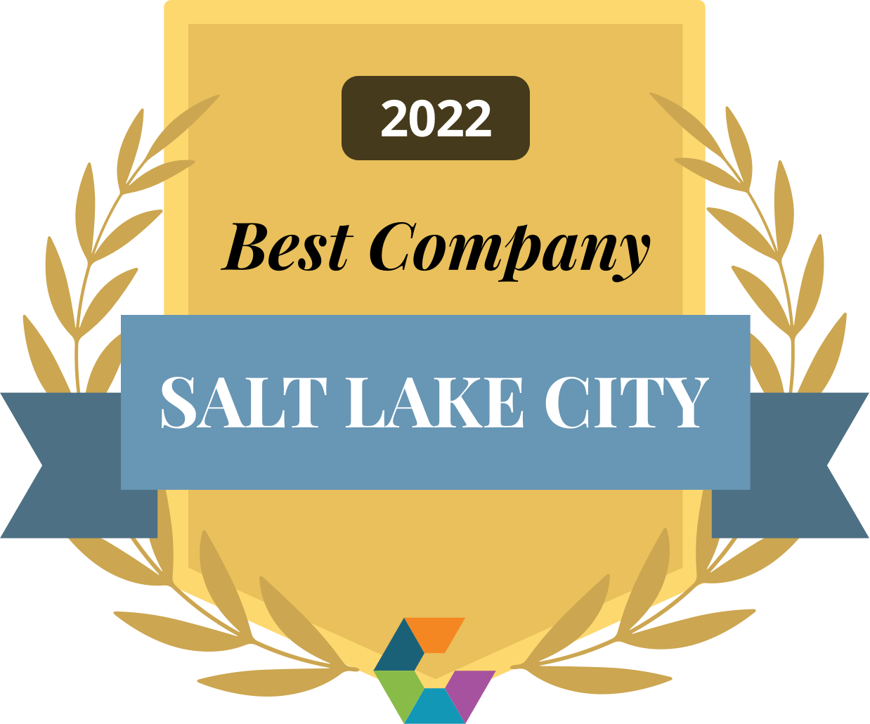 2022 Best Company Salt Lake City Badge