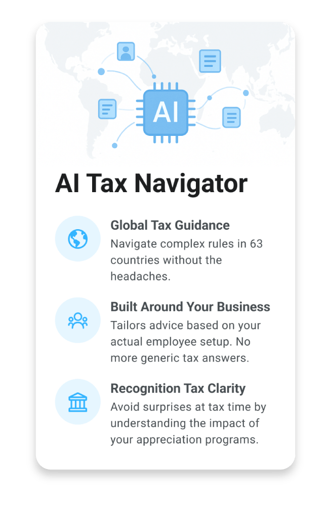 Screenshot of new awards page