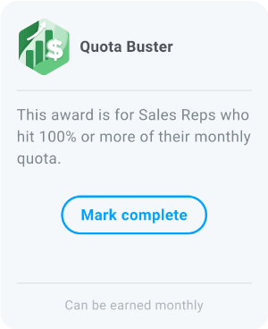 Image of a custom award in Motivosity