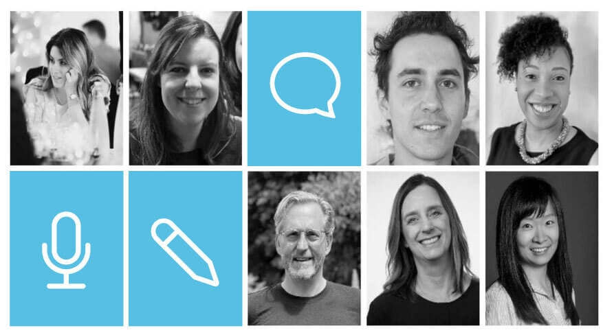 Image grid of headshots of each contributor of the blog: 7 Simple Teamwork Communication Strategies